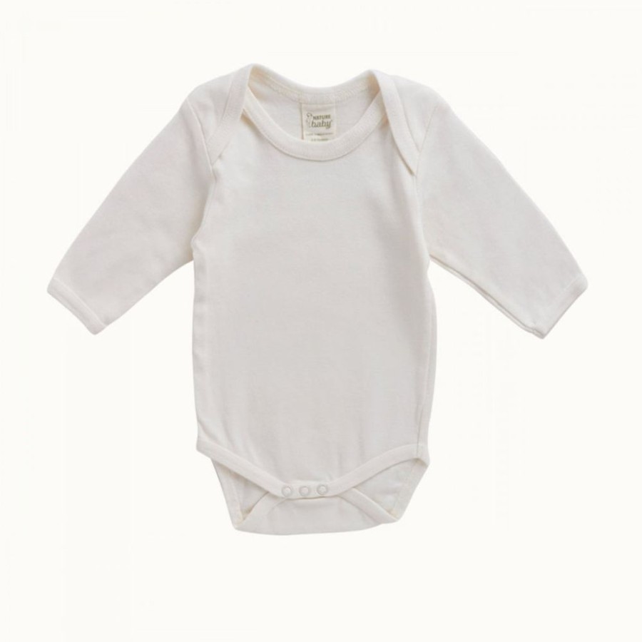 Wear Nature Baby SS 18/19 | Nature Baby - Long Sleeve Bodysuit - Natural