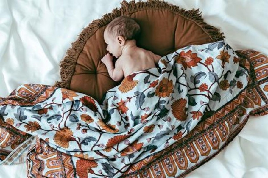 Sleep Pop Ya Tot | Pop Ya Tot - Buti Block - 100% Organic Cotton Swaddle