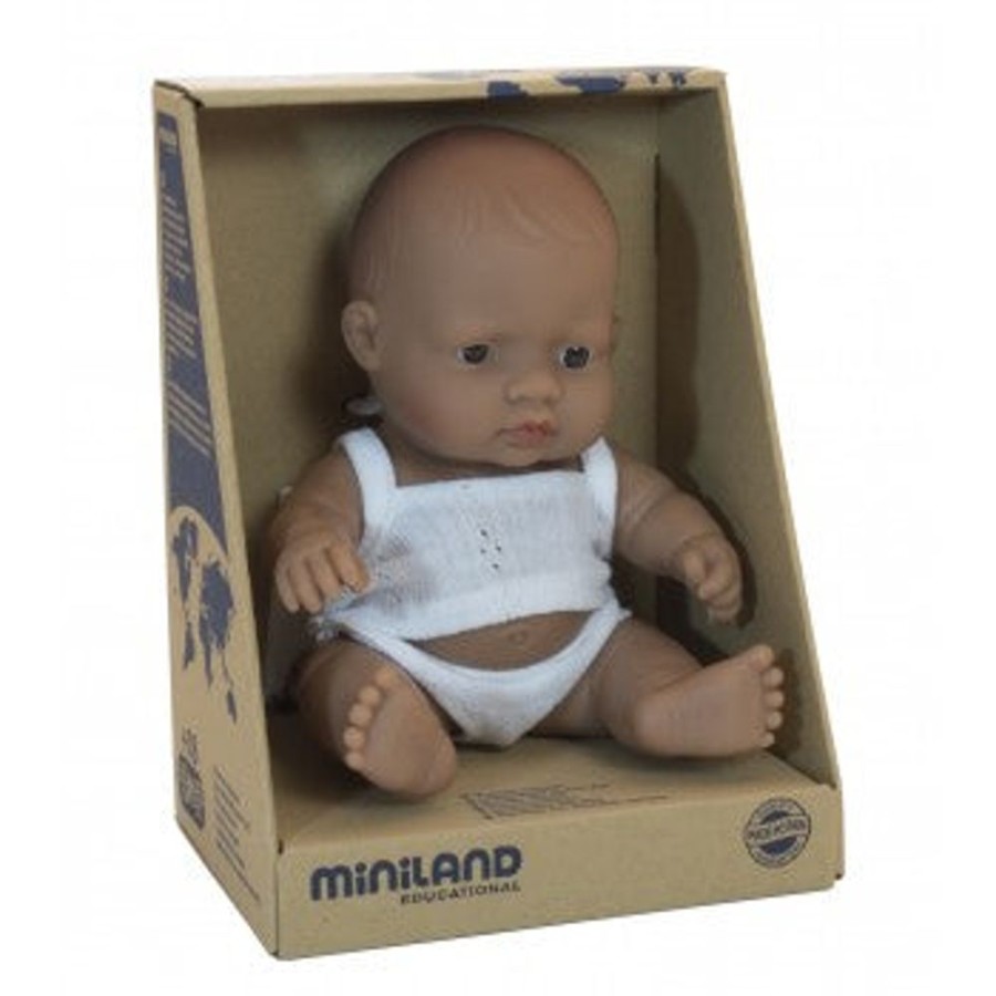 Toys Axis Toys | Miniland - Anatomically Correct Baby Doll - Latin American Boy 21Cm