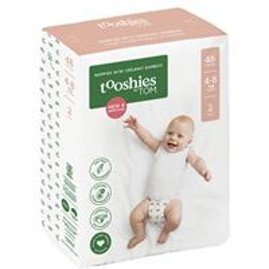 Care Unique Health Products | Tooshies By Tom - Eco Nappies Infant - Pack Of 48