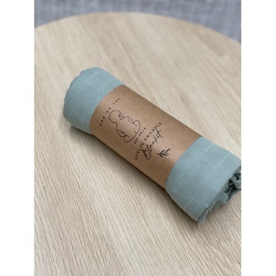 Sleep Pop Ya Tot | Pop Ya Tot - Signature Sage - 100% Organic Cotton Swaddle