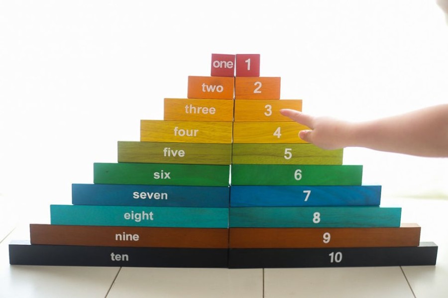 Toys QTOYS | Qtoys - Wooden Counting Rods