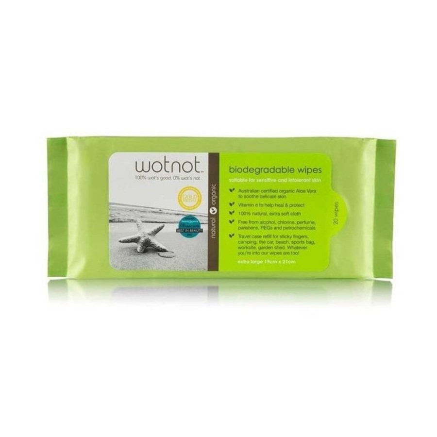 Care Unique Health Products | Wotnot - Biodegradable Wipes - Refill 20 Pack