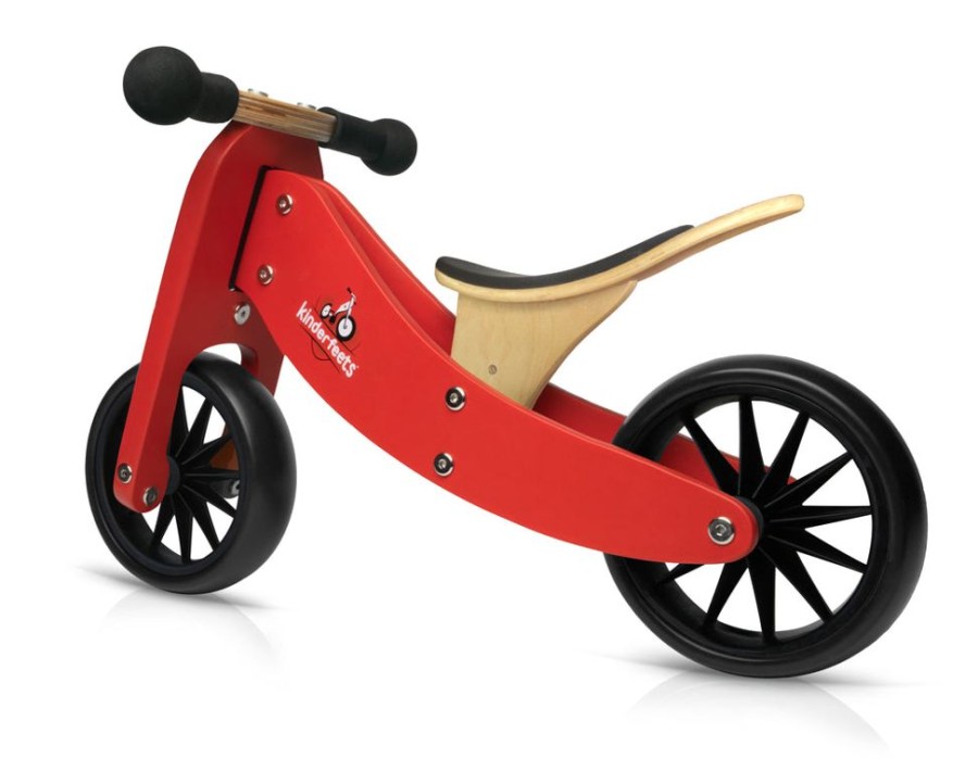 Toys Artiwood | Kinderfeets - Tiny Tot 2 In 1 Tricycle/Balance Bike - Red