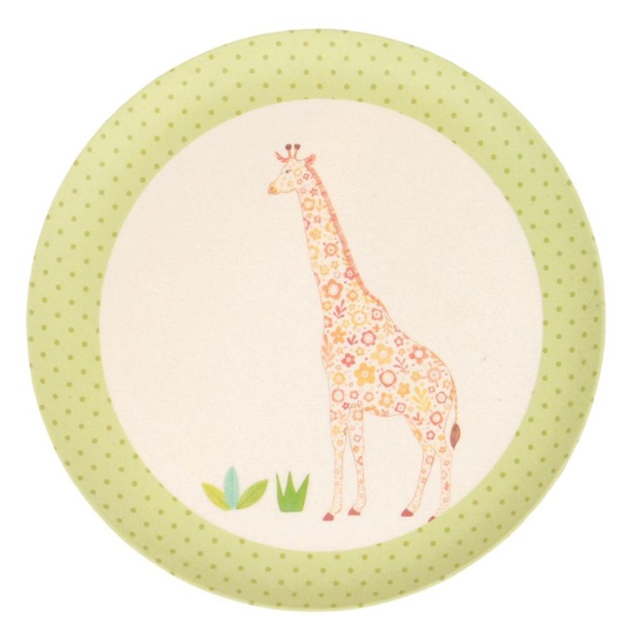 Feed Love Mae | Love Mae - Bamboo 4Pk Plates On Safari