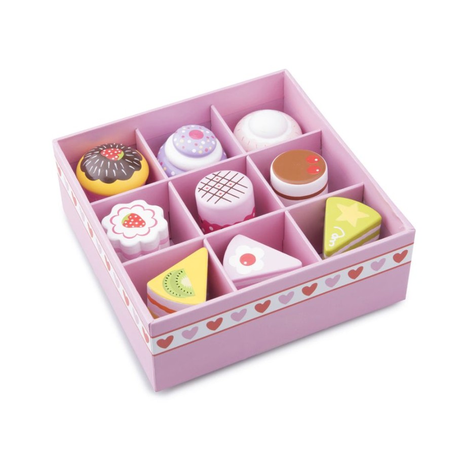 Toys Artiwood | New Classic Toys - Wooden Petit Four Cake Set