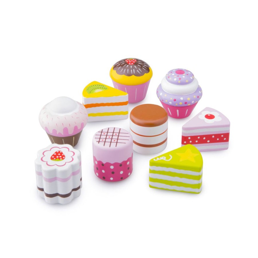 Toys Artiwood | New Classic Toys - Wooden Petit Four Cake Set