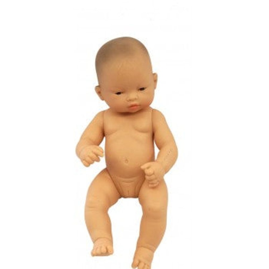 Toys Axis Toys | Miniland - Anatomically Correct Baby Doll - Asian Girl 32Cm ( Undressed )