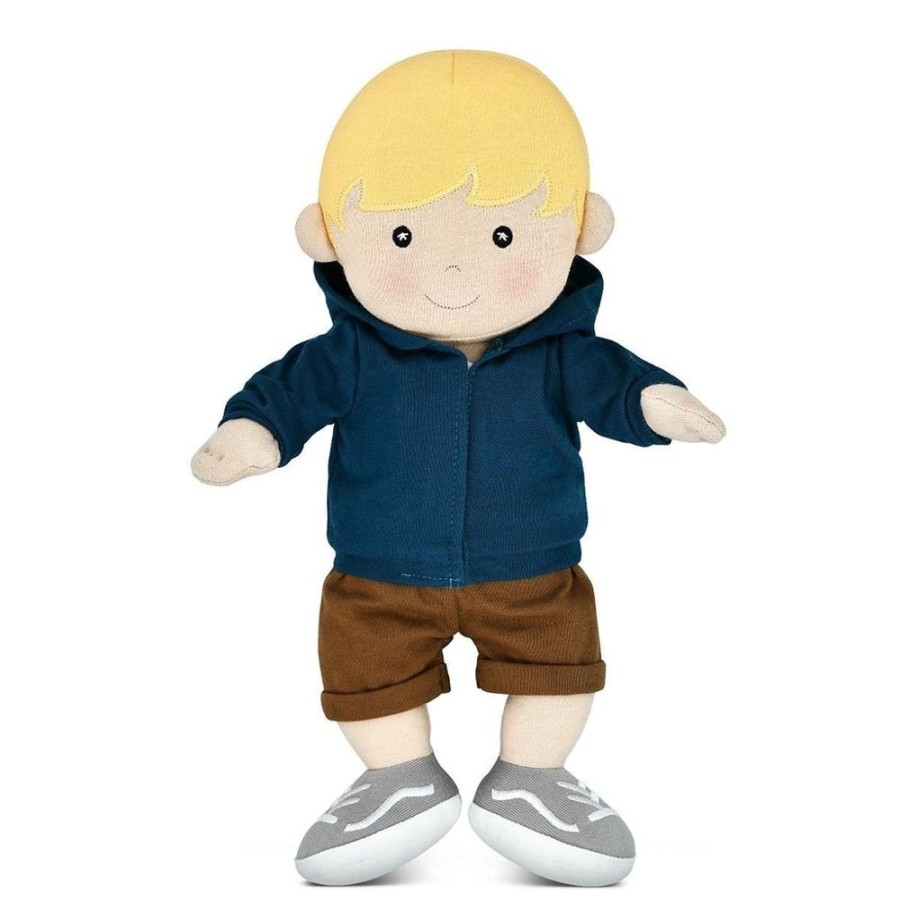 Toys Artiwood | Apple Park - 100% Organic Luke In Marine Doll