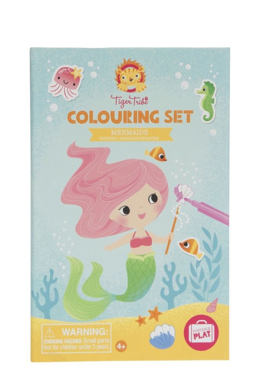 Toys Tiger Tribe | Tiger Tribe - Colouring Set - Mermaids