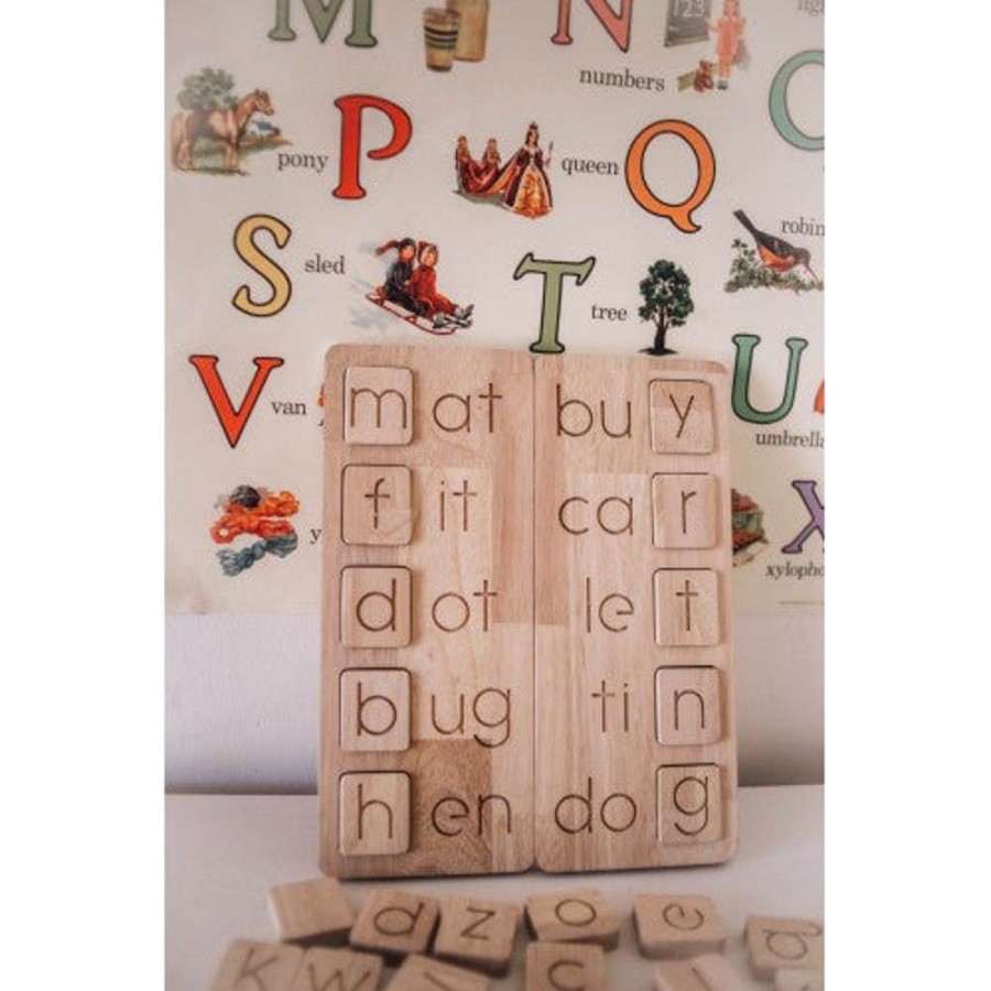 Toys QTOYS | Qtoys - Cvc Word Board Set Of 2