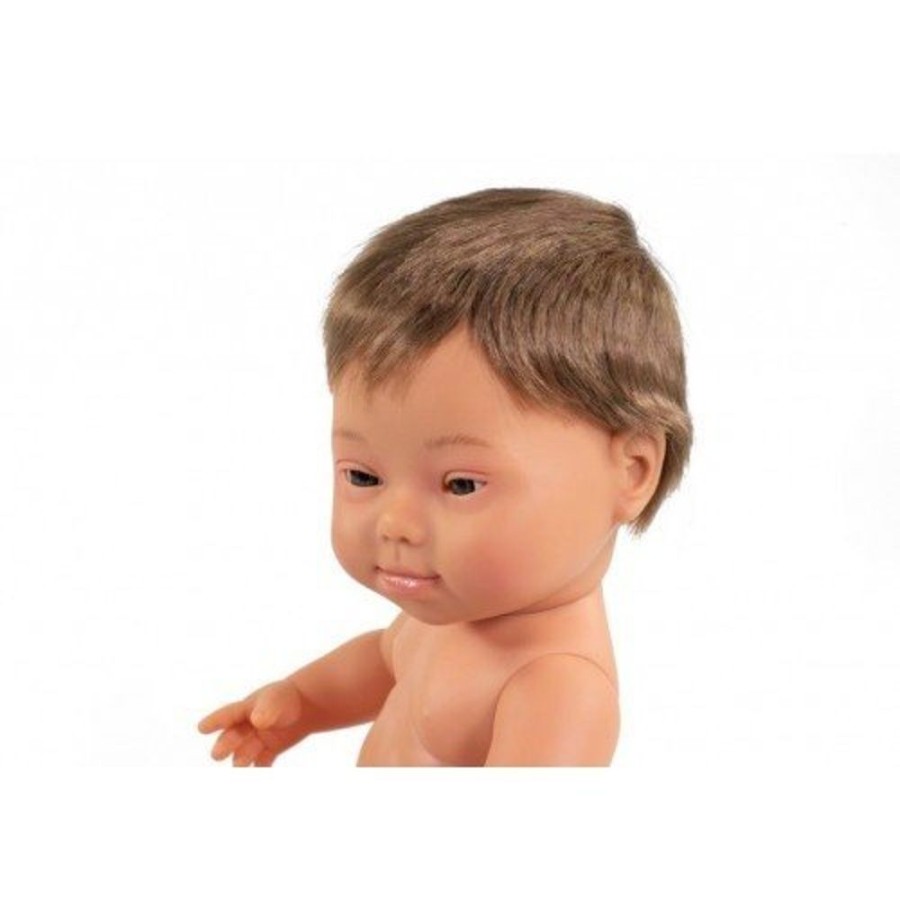 Toys Axis Toys | Miniland - Anatomically Correct Baby Doll - Caucasian Boy Down Syndrome 38Cm