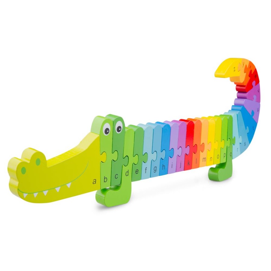 Toys Artiwood | New Classic Toys - Rainbow Crocodile Puzzle