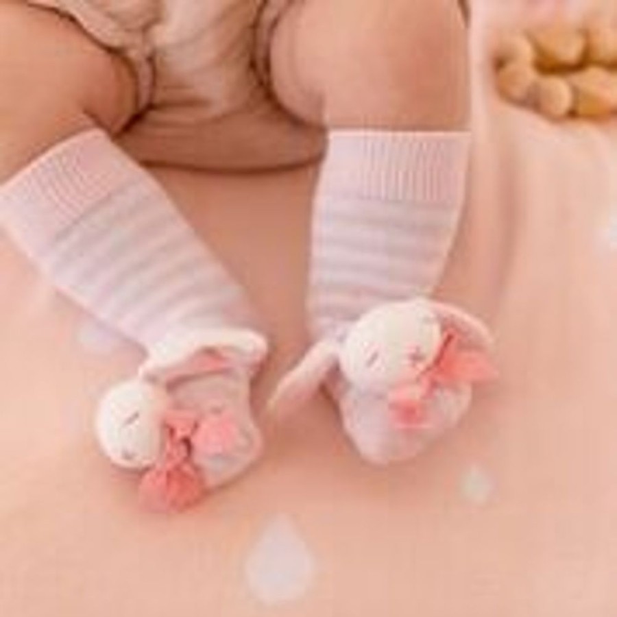 Wear Axis Toys | Maud N Lil - Rose Boxed Rattle Socks