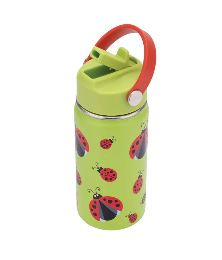 Feed Unique Health Products | Cheeki - Insulated Kids Bottle Ladybug 400Ml