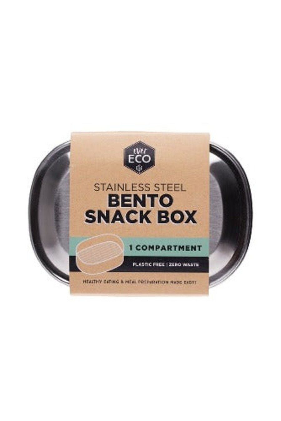 Feed Unique Health Products | Ever Eco - Stainless Steel Bento Snack Box 580Ml