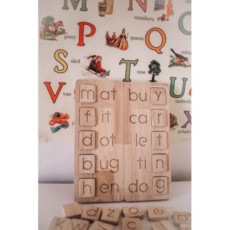 Toys QTOYS | Qtoys - Cvc Word Board Set Of 2