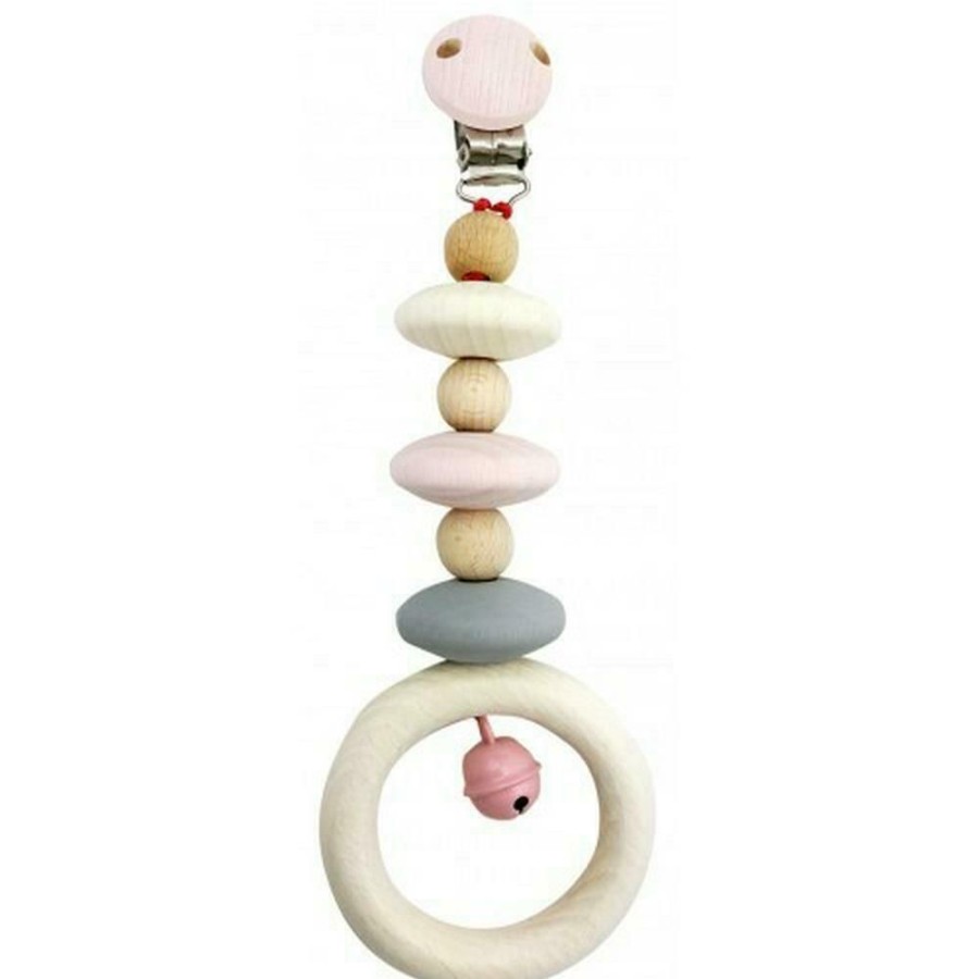 Toys Axis Toys | Hess Spielzeug - Pram Hanger - Natural Pink