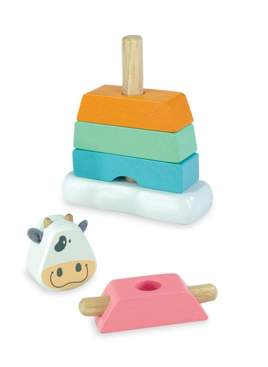 Toys Artiwood | I'M Toy - Stacking Cow - Pastel