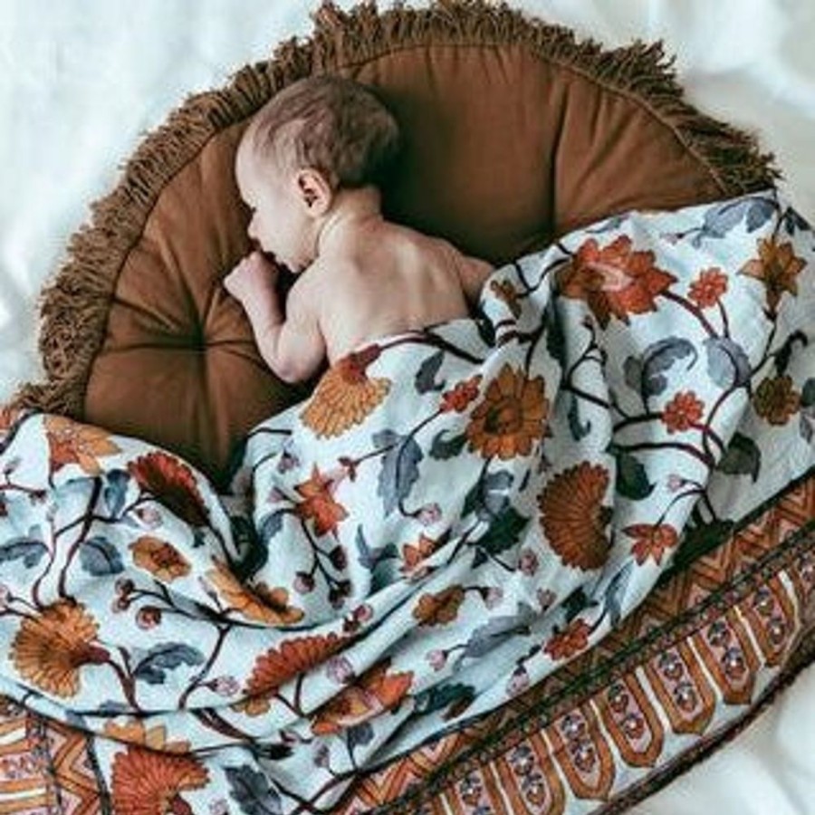 Sleep Pop Ya Tot | Pop Ya Tot - Buti Block - 100% Organic Cotton Swaddle