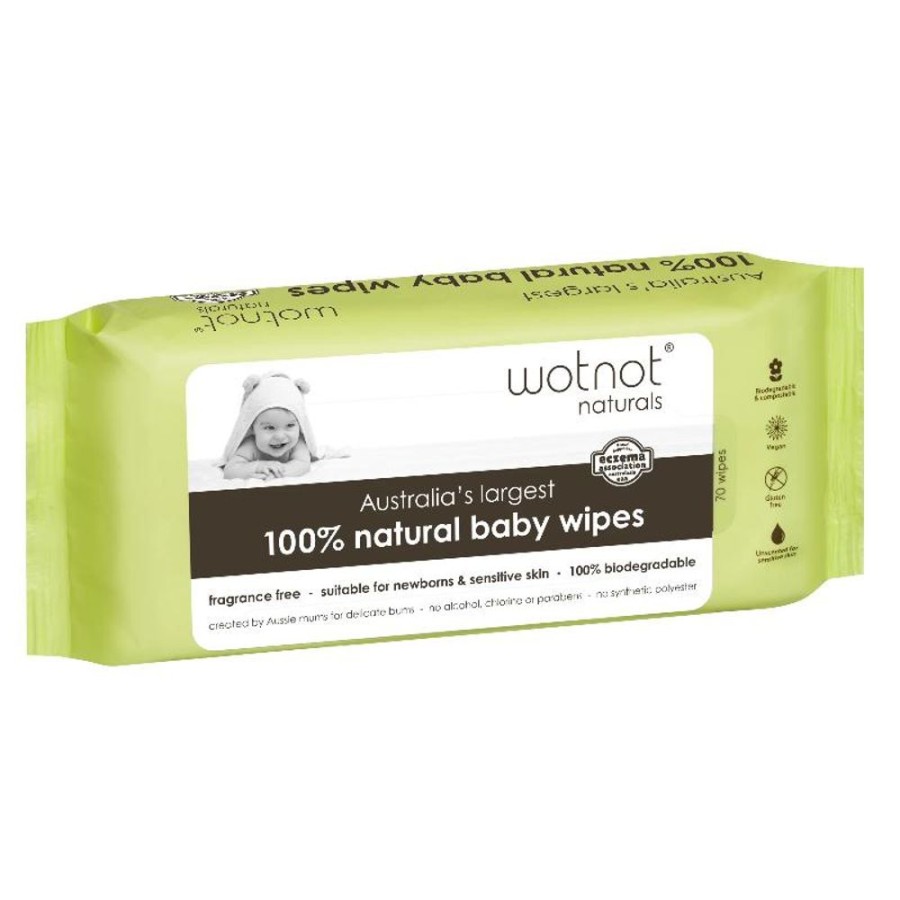 Care Unique Health Products | Wotnot - Baby Wipes Alcohol Free - 100% Biodegradable