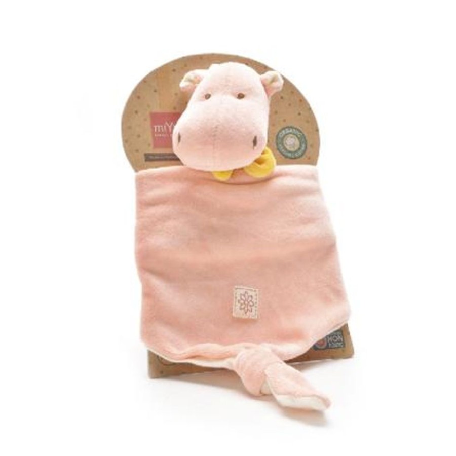 Toys The World of Good | Miyim - Lovie 100% Organic Blanket - Hippo