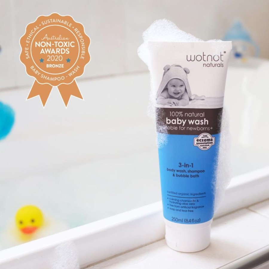 Care Unique Health Products | Wotnot - 100% Natural & Organic - 3 In 1 Baby Wash