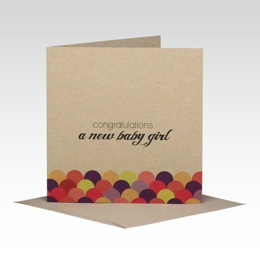 Gift Rhi Creative | Rhi Creative - New Baby Girl Card