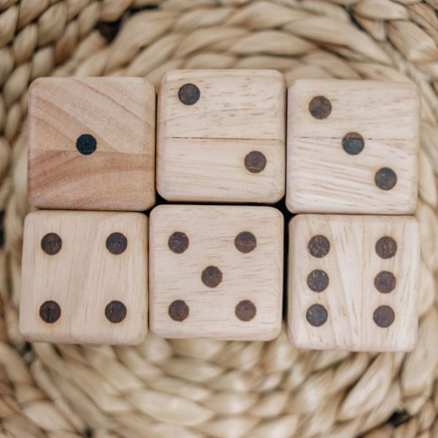 Toys QTOYS | Qtoys - Wooden Dices Set