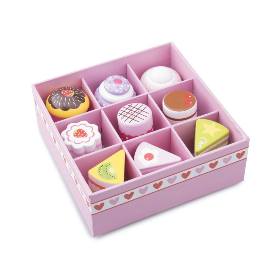 Toys Artiwood | New Classic Toys - Wooden Petit Four Cake Set