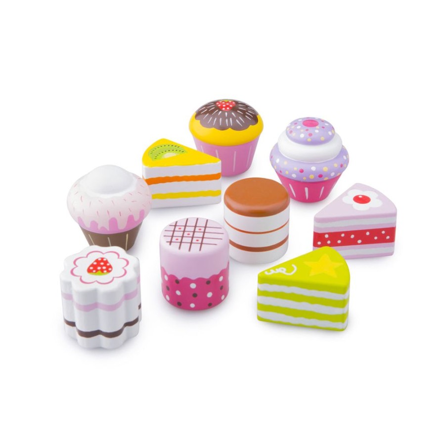 Toys Artiwood | New Classic Toys - Wooden Petit Four Cake Set