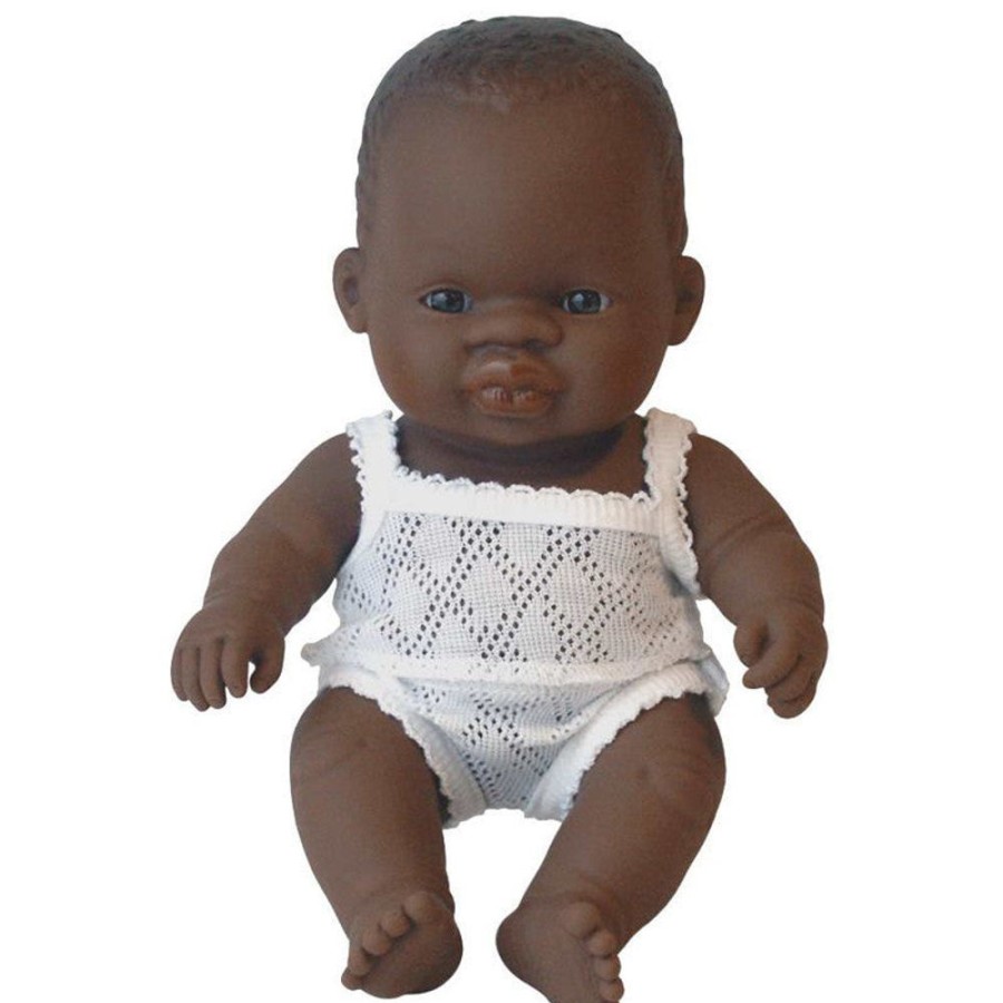 Toys Axis Toys | Miniland - Anatomically Correct Baby Doll - African Girl 21Cm