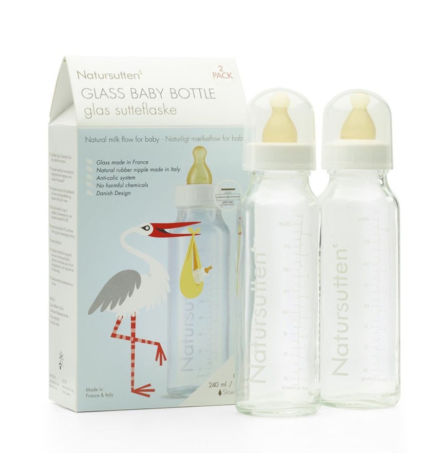 Dummies Natursutten | Natursutten - Glass Baby Bottle 240Ml