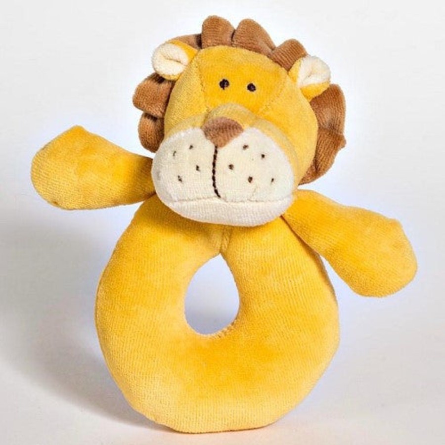 Toys The World of Good | Miyim - 100% Organic Cotton Ring Rattles - Lion