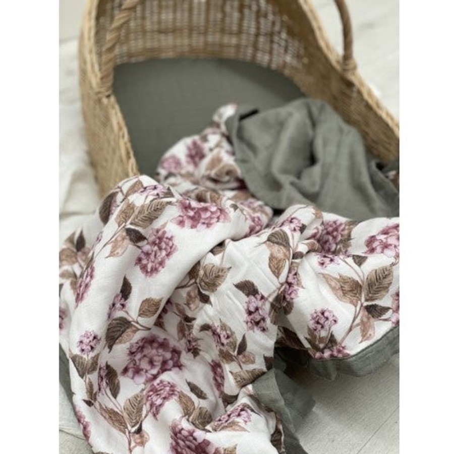 Sleep Pop Ya Tot | Pop Ya Tot - Deanne'S Garden 100% Organic Cotton - Reversible Cot Quilt