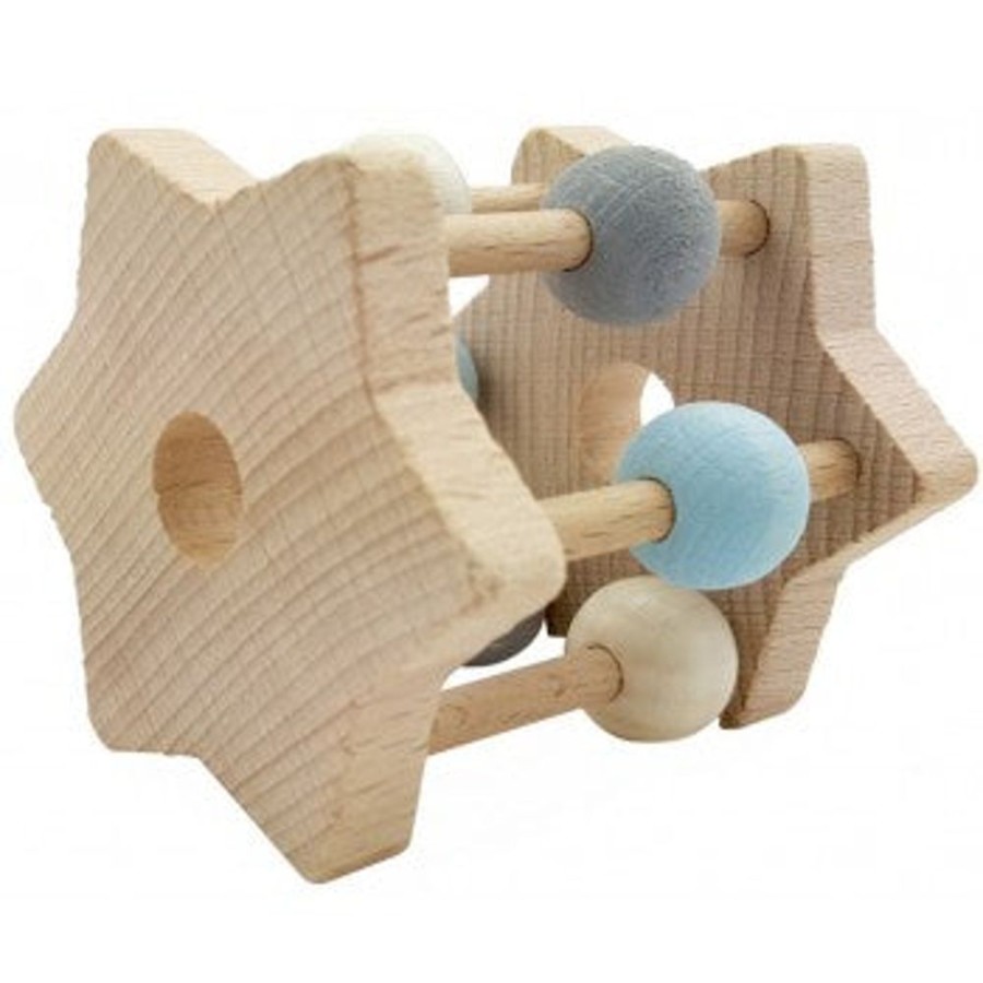 Toys Axis Toys | Hess Spielzeug - Rattle Star - Natural Blue