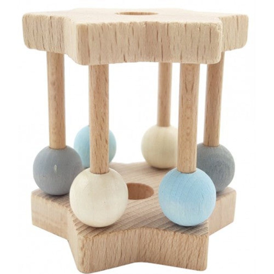 Toys Axis Toys | Hess Spielzeug - Rattle Star - Natural Blue