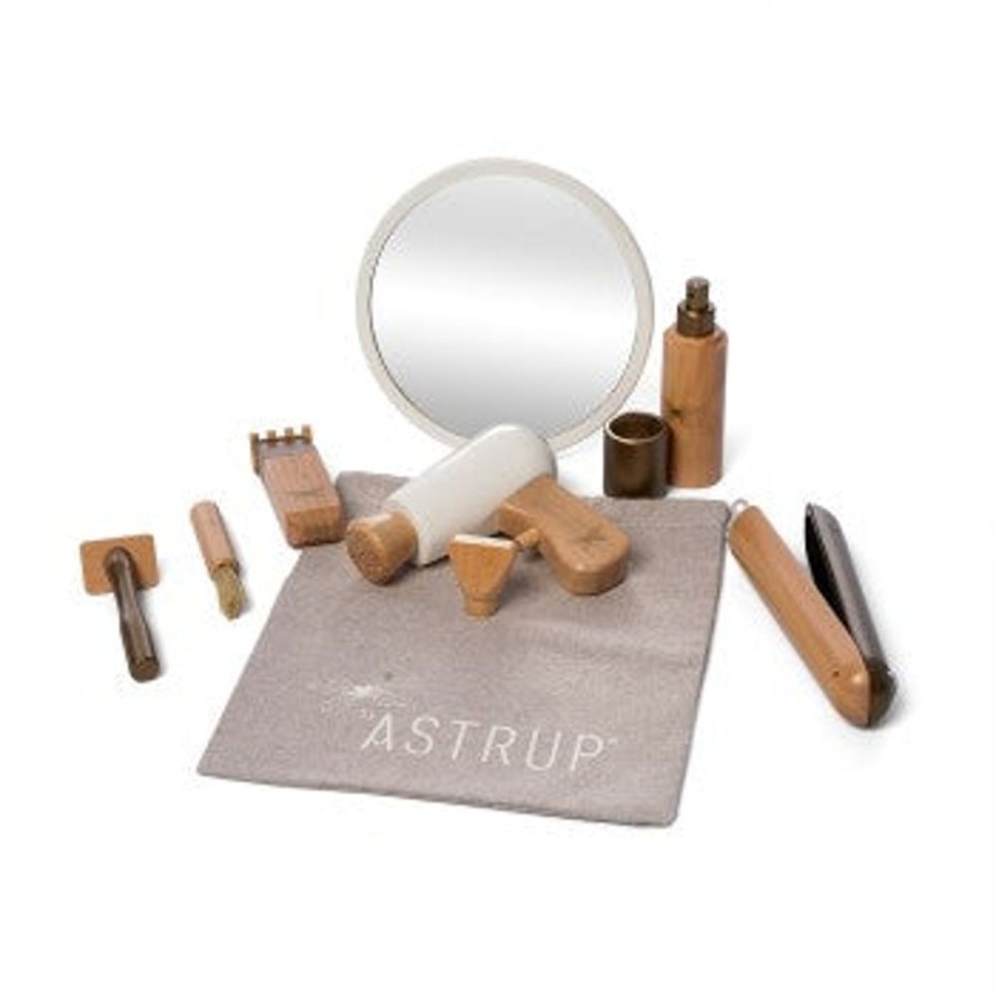 Toys Axis Toys | Astrup - Wooden Doll Hairdressing Set 9Pcs