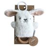 Toys OB Designs | Ob Designs - Dingaring Teething Rattle - Beck Bunny White