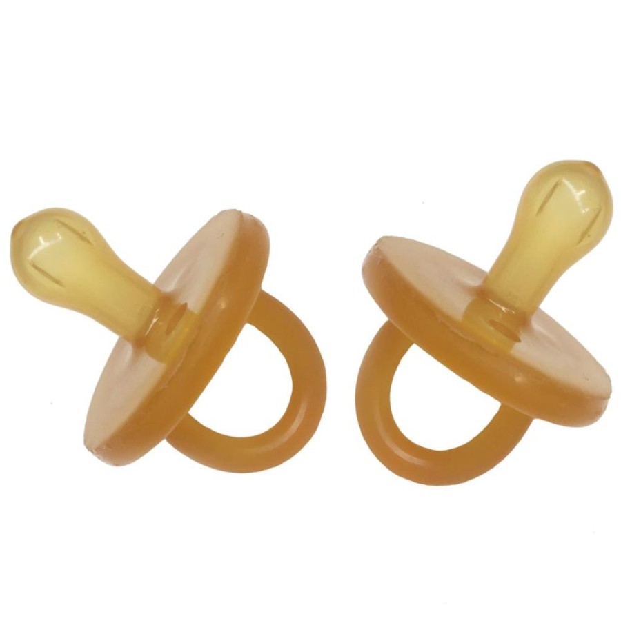 Dummies Unique Health Products | Natural Rubber Soother - Round Dummy Twin Pack