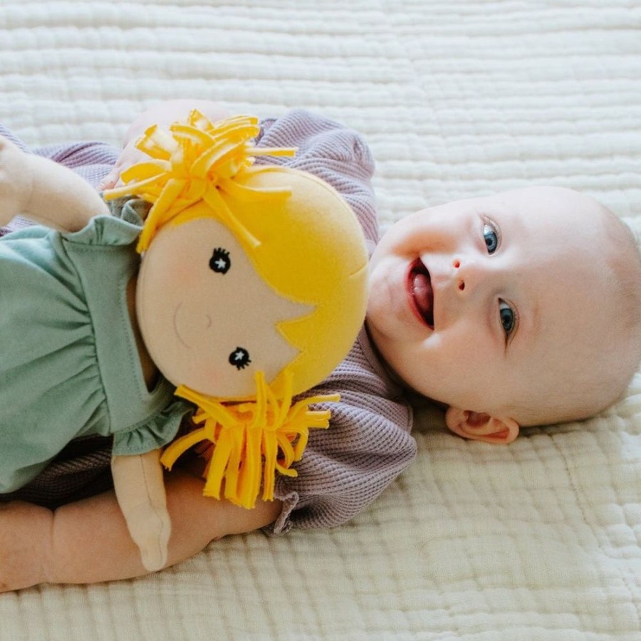 Toys Artiwood | Apple Park - 100% Organic Chloe In Sage Doll