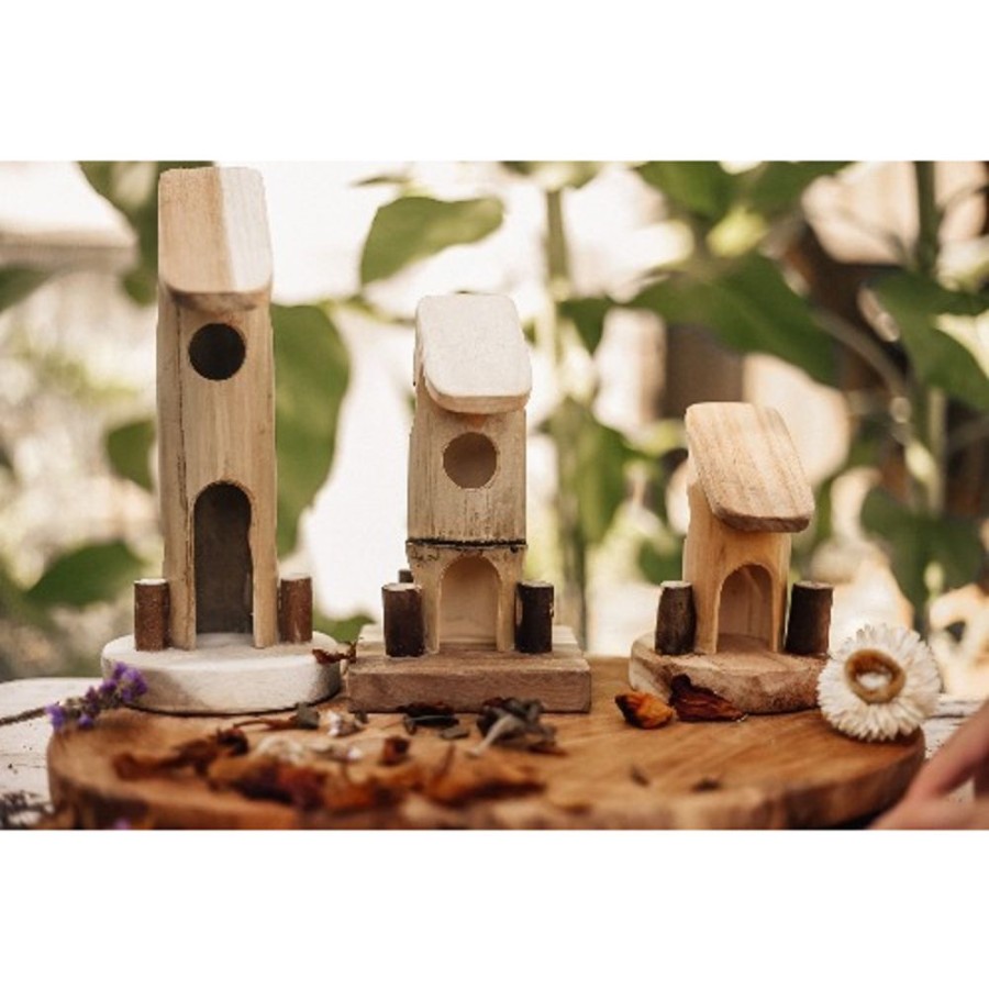 Toys QTOYS | Qtoys - Natural Bamboo Fairy House