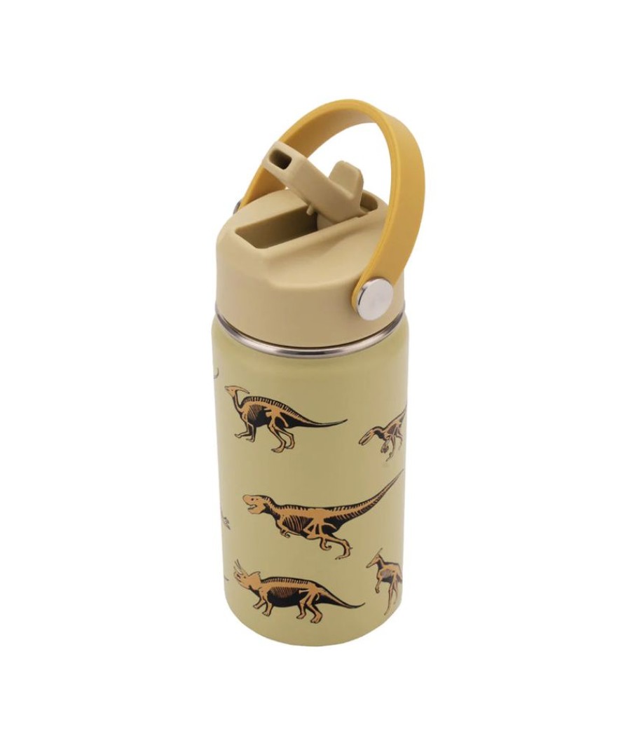 Feed Unique Health Products | Cheeki - Insulated Kids Bottle Dinosaur 400Ml