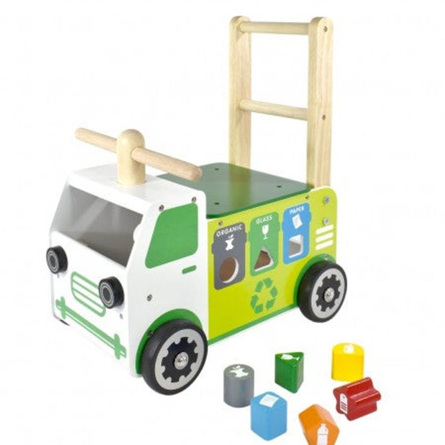 Toys Artiwood | I'M Toy - Walk And Ride Recycling Truck Sorter