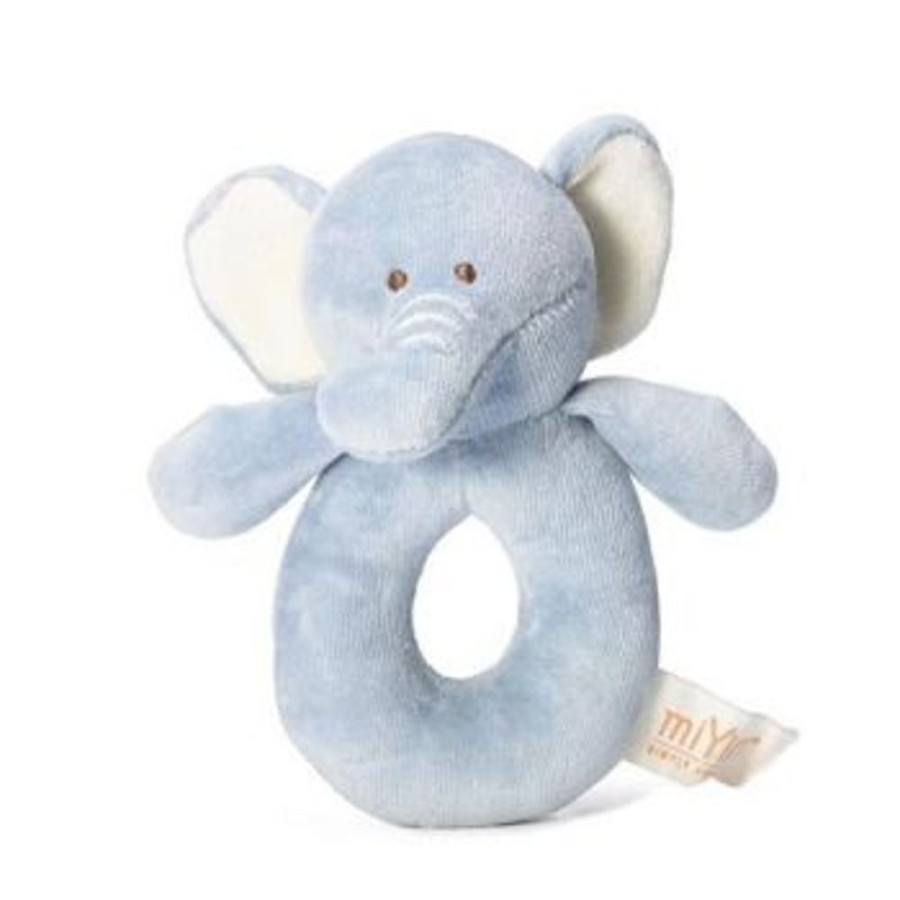 Toys The World of Good | Miyim - 100% Organic Cotton Ring Rattles - Elephant