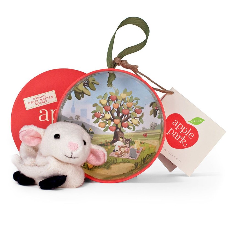 Toys Artiwood | Apple Park - Lamby Wrist Rattle