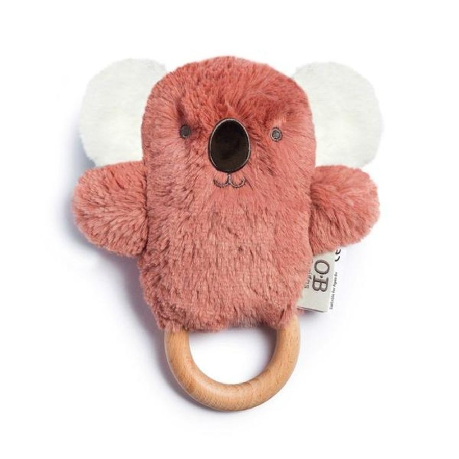 Toys OB Designs | Ob Designs - Dingaring Teething Rattle - Kate Koala